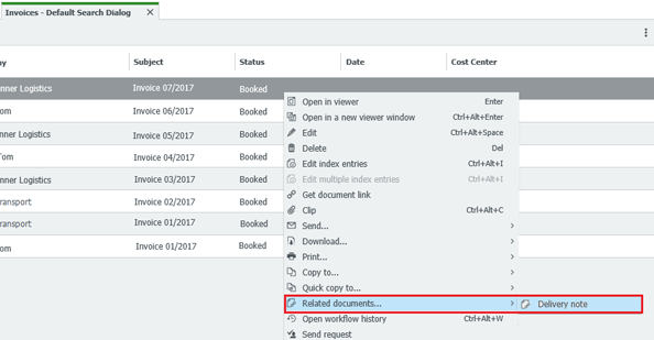 DocuWare related documents